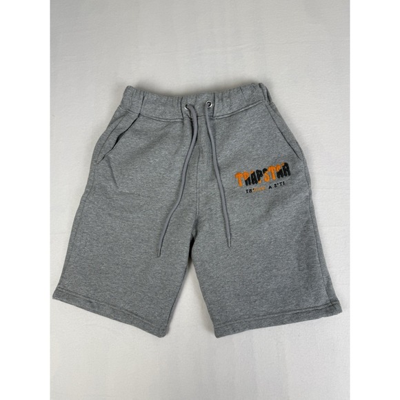 Trapstar London Other - Trapstar Chenille Decoded Shorts in Gray/Orange (S)